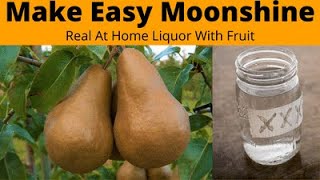 Easy Pear Brandy Moonshine Mash amp Proofing Hydrometer Test fail [upl. by Terence114]