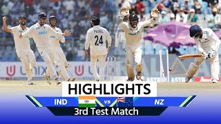 India v New Zealand 3rd Test Wankhede Test Highlights  Team India  Rohit Sharma  Gautam Gambhir [upl. by Amekahs]