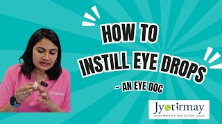 How to apply eye drops explained by an ophthalmologist [upl. by Anatollo]