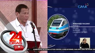 Hindi na matutuloy ang Mindanao Railway Project Phase 1TagumDavaoDigos segment na  24 Oras [upl. by Ennaylime]