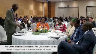 RUFORUM Triennial Conference Vice Chancellors Dinner [upl. by Camellia]