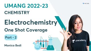 Electrochemistry in Two Parts  One Shot Coverage  Part  2  Monica Bedi [upl. by Dorreg949]