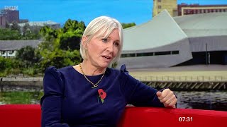 Nadine Dorries On BBC Breakfast 09112023 [upl. by Esiralc]