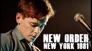 New Order  Live in Concert  New York 1981  Min4616  Remastered  18111981 New York [upl. by Hardin]