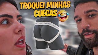 COMPRANDO CUECAS EM PROMOÇÃO NO OUTLET DOS EUA😂 [upl. by Roseann]