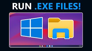 Run EXE Files on School Chromebook 2024 [upl. by Meda]