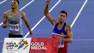 Athletics Men’s 200m Finals of 29th SEA Games 2017 [upl. by Aratnahs456]