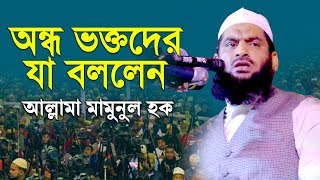 অন্ধ ভক্তদের যা বললেন আল্লামা মামুনুল হক । Allama Mamunul Haque । New Waz 2020 [upl. by Ddene]