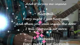 Sleepwalk with lyrics [upl. by Levram467]