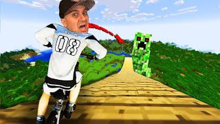 Jumping The MOST DANGEROUS RAMP In Minecraft Descenders [upl. by Gnoht667]