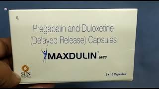 Maxdulin 5020 Capsule  Pregabalin and Duloxetine Capsules  Maxdulin 5020 Capsule Uses Benefits [upl. by Llednol]