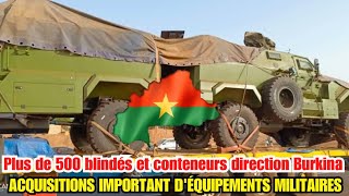 500 blindés pour le Burkina Faso  la montée en puissance se confirme [upl. by Eb987]