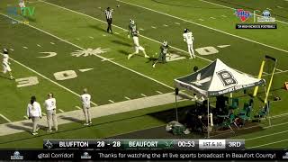 Bluffton at Beaufort  Full Game Highlights  24 HS Football [upl. by Nikolas]