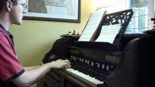 Handels Sarabande on the reed organ [upl. by Yrdnal]