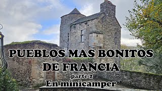 VLOG 2 en mini camper Pueblos más bonitos de Francia de la región del Lot [upl. by Platon]