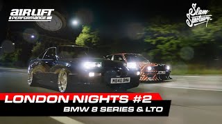 BMW E31 840Ci plus E30 M3 LTO Wide Body  LONDON NIGHTS  Car Audio amp Security  Slam Sanctuary bmw [upl. by Adall]