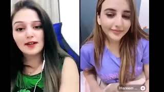 Sofi Gujratan and Hareem shah ki Gandi gupshup must watch funny tiktok live comedy [upl. by Roshan]