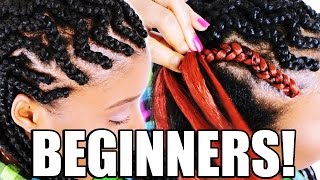 How To Cornrow Braid Hair FOR BEGINNERS Step By Step [upl. by Tutankhamen]