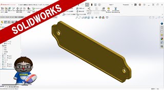 SOLIDWORKSCSWA練習問題SectionBProblem1 [upl. by Hpesojnhoj881]