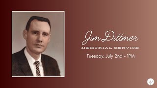 Jim Dittmer Memorial Service [upl. by Nivlad]