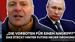 RUSSLAND quotSind solche Worte die Vorboten eines Angriffsquot Das steckt hinter Putins neuer Drohung [upl. by Miche2]