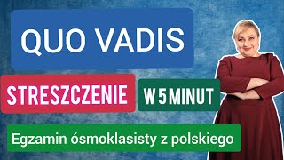 Qvo Vadis streszczenie w 10 minut na egzamin ósmoklasisty [upl. by Aninahs]