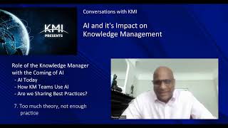 AI and its Impact on Knowledge Management  Conversations with KMI [upl. by Darmit]