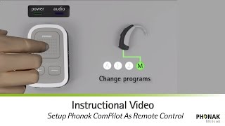 Setup Phonak ComPilot As Remote Control [upl. by Alejo]