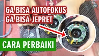 Mengatasi Kamera Canon DSLR Tidak Bisa Jepret atau Auto Fokus Lensa Mati  Lens Kit 1855 [upl. by Albertson]