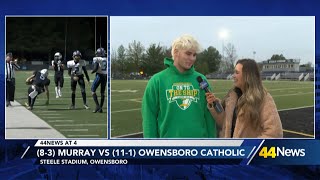 Owensboro Catholic Aces 110 face off against Murray for week two of playoffs [upl. by Hernandez]