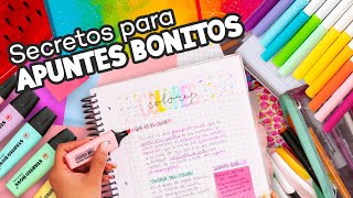 Cómo hacer APUNTES BONITOS y FÁCILES ✄ Craftingeek [upl. by Seabury]