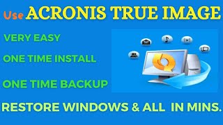 How to Make Bootable USB of Acronis True Image  How to Create Backup and Restore in Acronis [upl. by Phebe445]