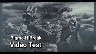 bigme hibreak bw eink smartphone video test [upl. by Arlin]