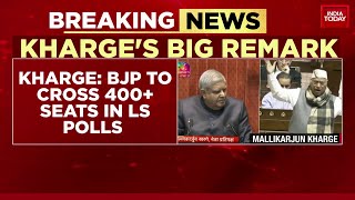 Mallikarjun Kharge Big Remark On Upcoming 2024 Election BJP To Cross 400 Seats In Lok Sabha Polls [upl. by Hadias572]