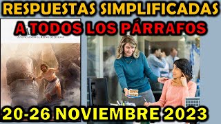 Respuestas Subrayadas simplificadas al Estudio de la Atalaya 2026 Noviembre 2023 [upl. by Galen812]