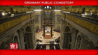 Pope FrancisOrdinary Public Consistory 20191005 [upl. by Opiak]