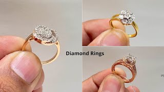 Diamond Ring Design with Price  Real Diamond Rings  Latest Diamond Rings 2023 [upl. by Haley72]