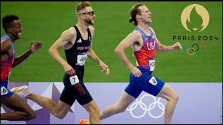 2024 Paris Summer Olympics Track amp FieldCole Hocker wins Gold Medal in Men’s 1500m [upl. by Assennej]