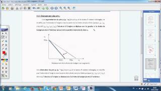 Cours de microéconomie Déplacement de la contrainte budgétaire [upl. by Sedecram553]