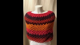 Tuto cape pèlerine au crochet [upl. by Yauqram]