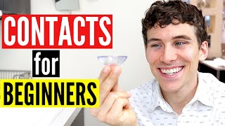 Contact Lenses for Beginners  How to Put in Contacts [upl. by Arst131]