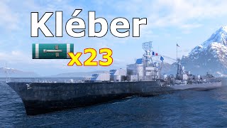 World of WarShips Kléber  3 Kills 302K Damage [upl. by Binni484]