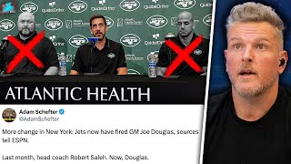 Jets Fire GM Joe Douglas After 👀 3064 Record  Pat McAfee Show [upl. by Acissev561]