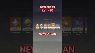 All Reward BattlePass Lv150 genshinimpact [upl. by Maressa]