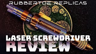 Review Rubbertoe Laser Screwdriver Replica [upl. by Ahsas]