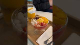 Cute mango cafe located in Chinatown Chicago mangomango mangodessert [upl. by Martainn676]