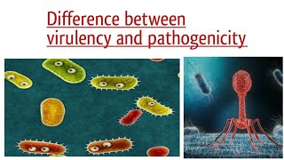 Difference bw virulency and pathogenicity [upl. by Gay6]