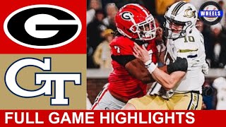 1 Georgia vs Georgia Tech Highlights  College Football Week 13  2023 College Football Highlights [upl. by Roberson]