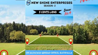 NEW SHINE ENTERPRISES SEASON 2 DRAW NO4 5 CENTS LAND [upl. by Lathe136]