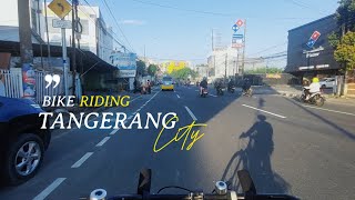 Cycling on a busy morning Tangerang City Indonesia 🇮🇩 [upl. by Charleton675]